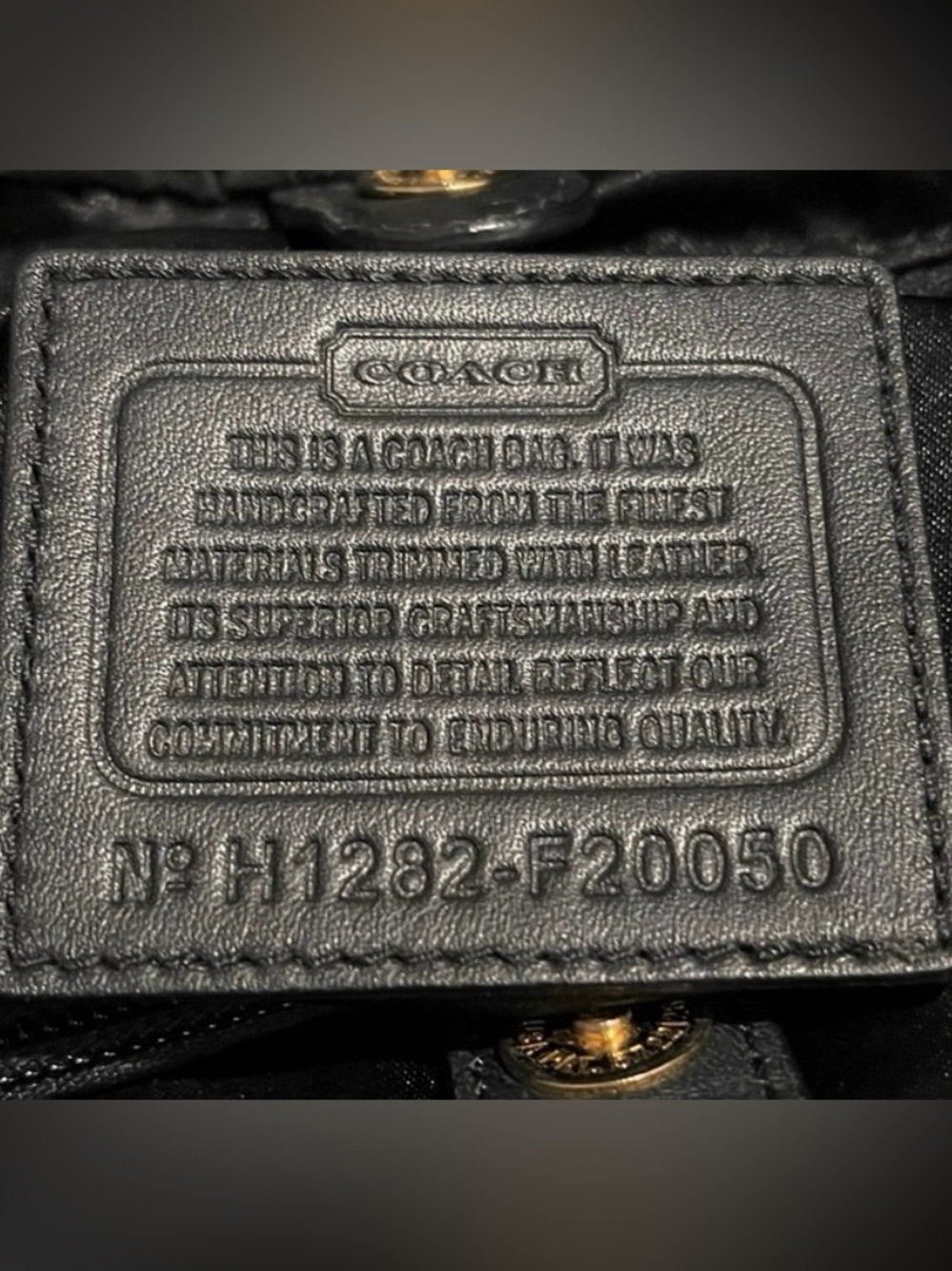 Coach Ashley Gathered Satin Satchel — Black - Picture 4 of 9